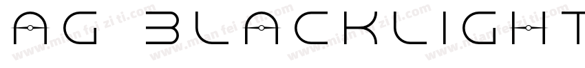 AG Blacklight字体转换